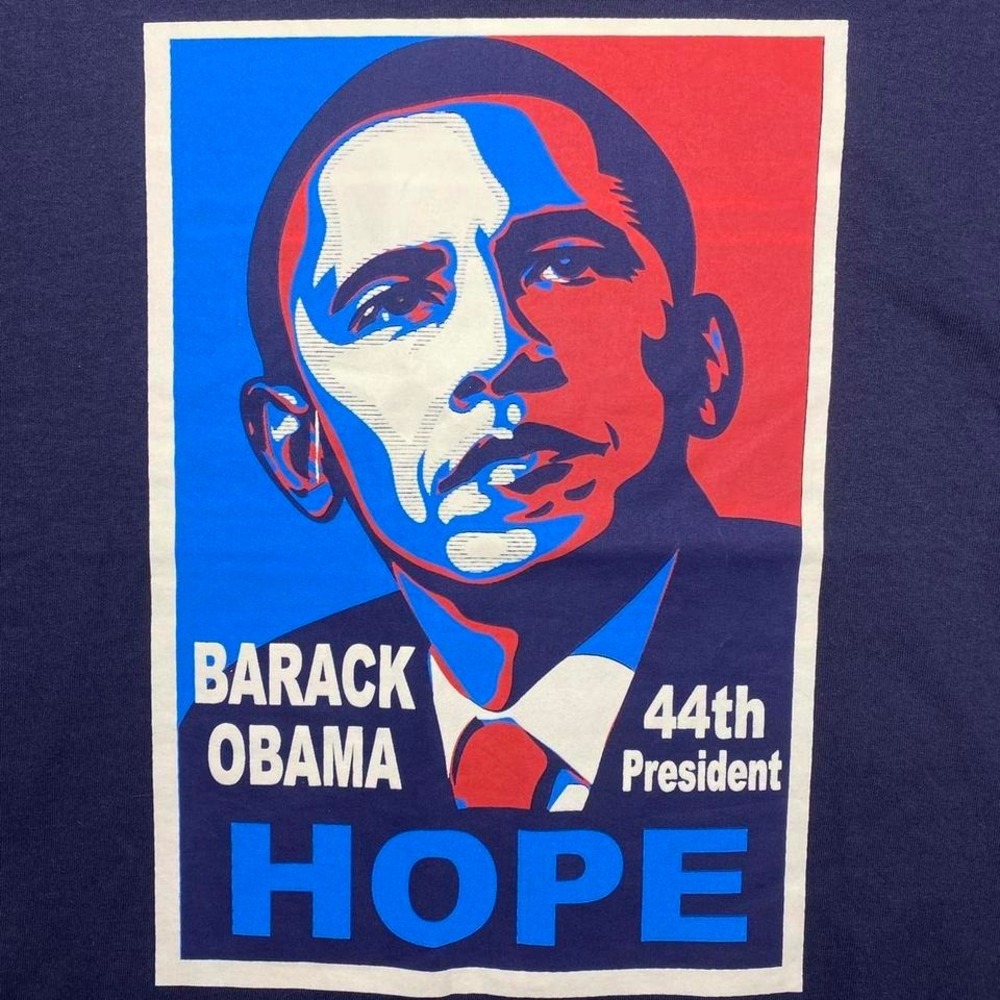Vintage 2000s President Obama‎ HOPE shirt